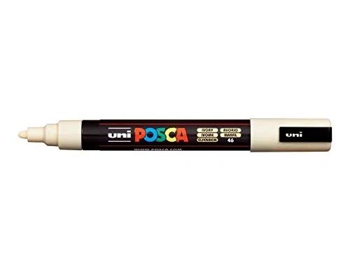 POSCA Marcador PC-5M Marfil Punta de Bala 1,8-2,5 mm