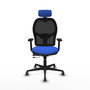 PIQUERAS Y CRESPO Silla de oficina Jorquera con mecanismo Sincro/Traslack Azul/Negro