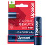 Liposan CARING BEAUTY Bálsamo Labial 3 en 1 #red, 4.8 gr