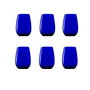 Summa Vaso Azul, 47 cl, 120 mm de alto, Cristalería, modelo Andia (Set de 6)