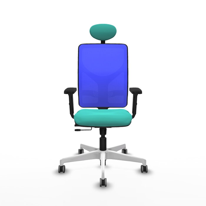 PIQUERAS Y CRESPO Silla de oficina Motilla con mecanismo Sincro/Traslack, Turquesa y Azul PIQUERAS Y CRESPO Silla de oficina Motilla con mecanismo Sincro/Traslack, Turquesa y Azul