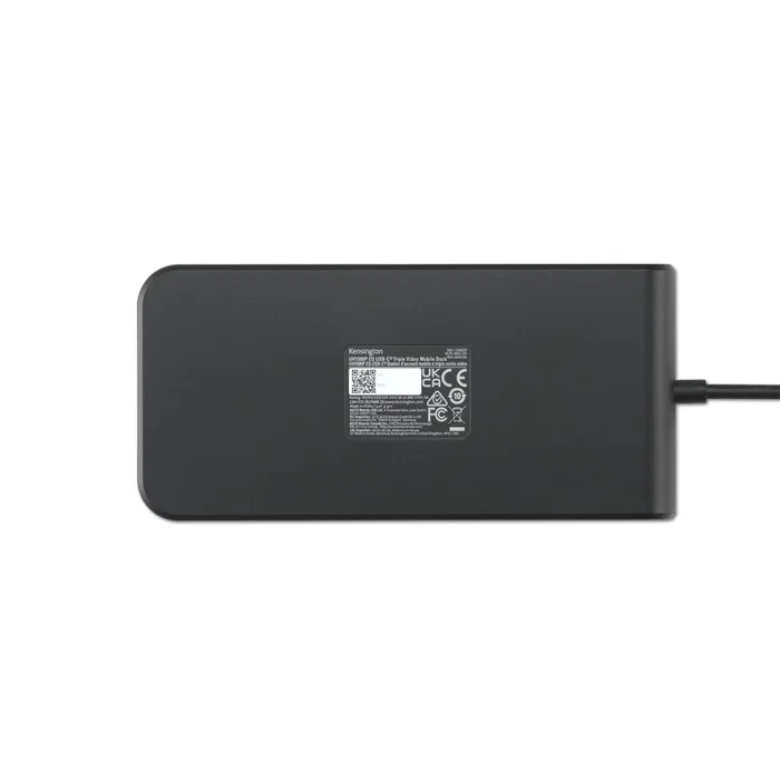 Kensington UH1500P EQ Dock USB-C Triple Vídeo 9-en-1, 3 Pantallas 4K, 5 Puertos USB, 85W PD, Plug & Play, Compatible Thunderbolt 4/5, Windows/Mac/iPad, Negro