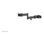 Neomounts Soporte de Poste para TV 75x75-100x100mm, Carga 8kg, para Pantallas 17-32 Pulgadas