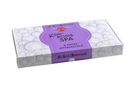 Iv San Bernard Set de 8 Bombas de Spa Relajantes Efervescentes para Mascotas, 17g, Ingredientes Naturales