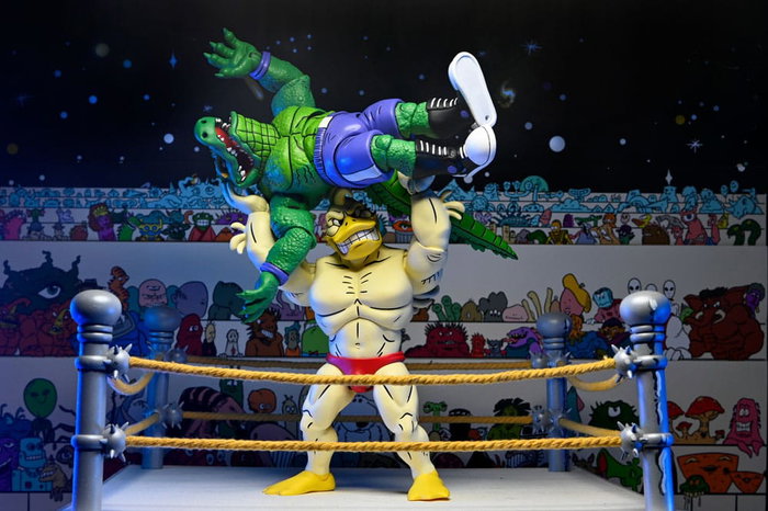 NECA Teenage Mutant Ninja Turtles Stump Wrestling Ace Duck 18 cm