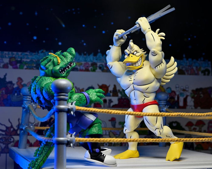 NECA Teenage Mutant Ninja Turtles Stump Wrestling Ace Duck 18 cm