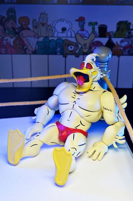 NECA Teenage Mutant Ninja Turtles Stump Wrestling Ace Duck 18 cm