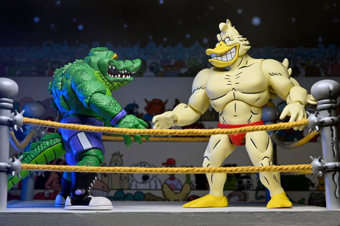 NECA Teenage Mutant Ninja Turtles Stump Wrestling Ace Duck 18 cm
