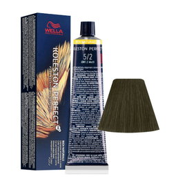 Koleston Perfect Me+, Tinte permanente para el cabello, 5/2 Matte Light Chestnut, 60 ml