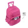 Totto Mochila Escolar con Ruedas Trik Rosa MA03TKI003-23100-M89 Capacidad 27L Compartimento PC 14 Pulgadas