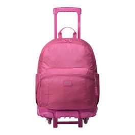 Totto Mochila Escolar con Ruedas Trik Rosa MA03TKI003-23100-M89 Capacidad 27L Compartimento PC 14 Pulgadas