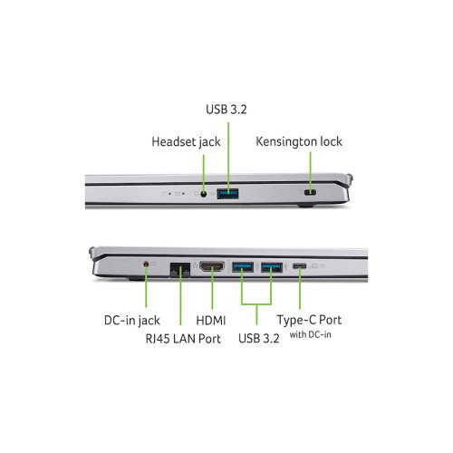 Acer Aspire Go 15 AG15-42P-R4KN, 15.6 FHD, Ryzen 5 7430U, 8GB, 512GB SSD, Win11 Home, Plata Acer Aspire Go 15 AG15-42P-R4KN, 15.6 FHD, Ryzen 5 7430U, 8GB, 512GB SSD, Win11 Home, Plata