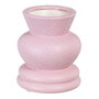 Jarrón Rosa Cerámica Decoración 10,50 X 10,50 X 13 cm (Set de 3)