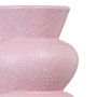 Jarrón Rosa Cerámica Decoración 10,50 X 10,50 X 13 cm (Set de 3)
