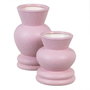 Ixia Jarrón Rosa de Cerámica Decoración 10,50 x 10,50 x 13 cm