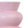 Ixia Jarrón Rosa de Cerámica Decoración 10,50 x 10,50 x 13 cm