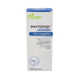 B.GREEN Jarabe para la Tos Phytotox 250Ml. Alivia Tos Seca y con Flemas, Protege Mucosas