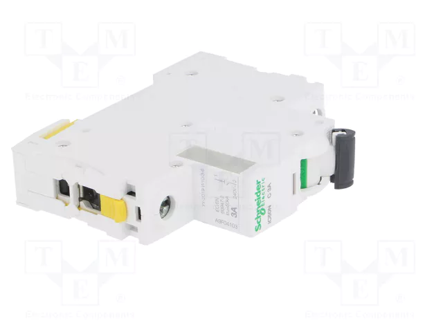 SCHNEIDER ELECTRIC Interruptor magnetotérmico iC60N 3A 1 polo Curva C SCHNEIDER ELECTRIC Interruptor magnetotérmico iC60N 3A 1 polo Curva C