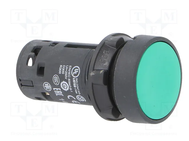 SCHNEIDER ELECTRIC Interruptor de presión Harmony XB7 verde 22mm