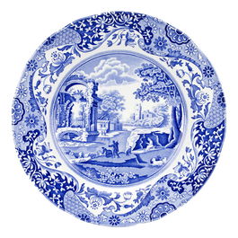 Spode Plato Llano Blue Italian Diámetro 27 cm (4 Unidades)
