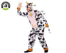Disfraz Vaca Hombre Adulto XXL Multicolor