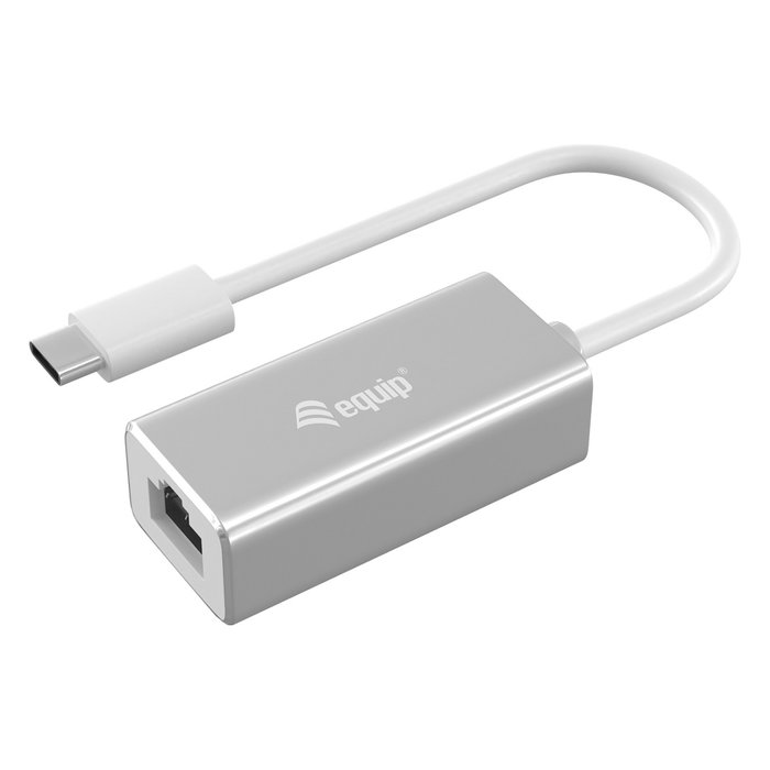 Equip Adaptador USB-C a RJ45 Gigabit Plata