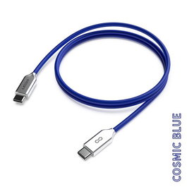 Cable Groovy Usb-C - Usb-C Alto Rendimiento 2,0A Cobalto Pantone C6105 1 M.