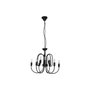 DKD Home Decor Lámpara de Techo de Metal con 12 Brazos Negro