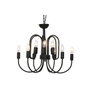 DKD Home Decor Lámpara de Techo de Metal con 12 Brazos Negro