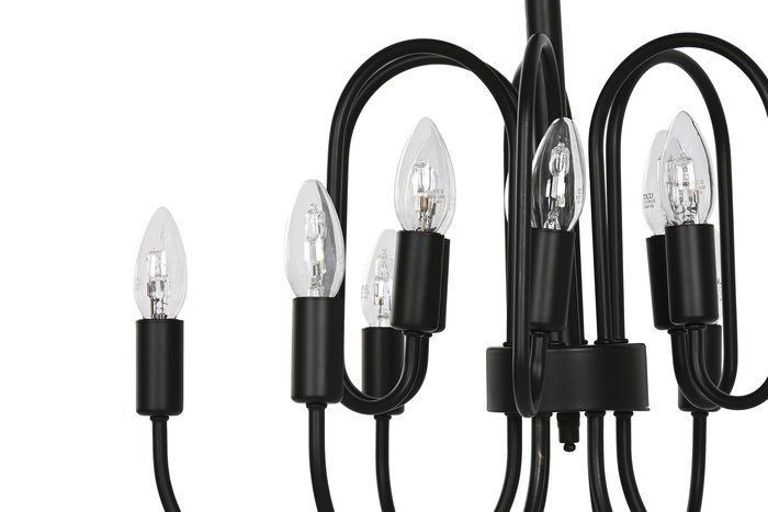 DKD Home Decor Lámpara de Techo Vintage Negro 54 x 46 x 54 cm