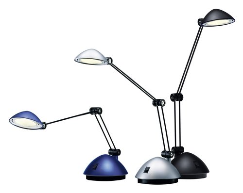 Archivo 2000 Lámpara LED de Sobremesa Space Brazo Articulado Plata Archivo 2000 Lámpara LED de Sobremesa Space Brazo Articulado Plata
