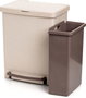 Tatay Fi Cubo Reciclaje 2 Cubetas 17L+8L Beige