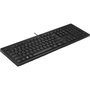 HP 125 G2 Teclado USB con cable, Tecla Copilot IA, Negro