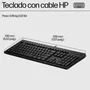 HP Teclado con Cable USB 125 G2 AY2Y7AA#ABE Negro