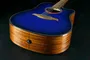 LAG Guitarra Acústica Folk Electroacústica Dreadnought A/E Cutaway Edición Limitada Blue Burst Lag Tapa Cedro Rojo Macizo