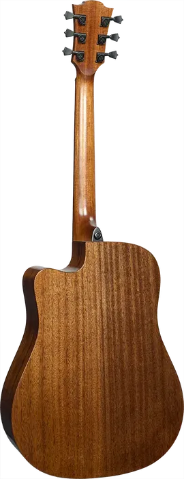 LAG Guitarra Acústica Folk Electroacústica Dreadnought A/E Cutaway Edición Limitada Blue Burst Lag Tapa Cedro Rojo Macizo