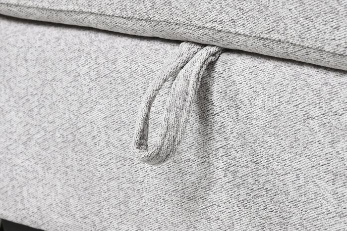 DKD Home Decor Sofá Cama Moderno Chaiselongue Gris 242 x 86 x 307 cm