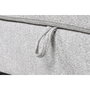DKD Home Decor Sofá cama con chaise longue en poliéster gris