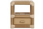 DKD Home Decor Mesita de Noche Tropical Bambu Ratan Natural 50 x 40 x 55 cm