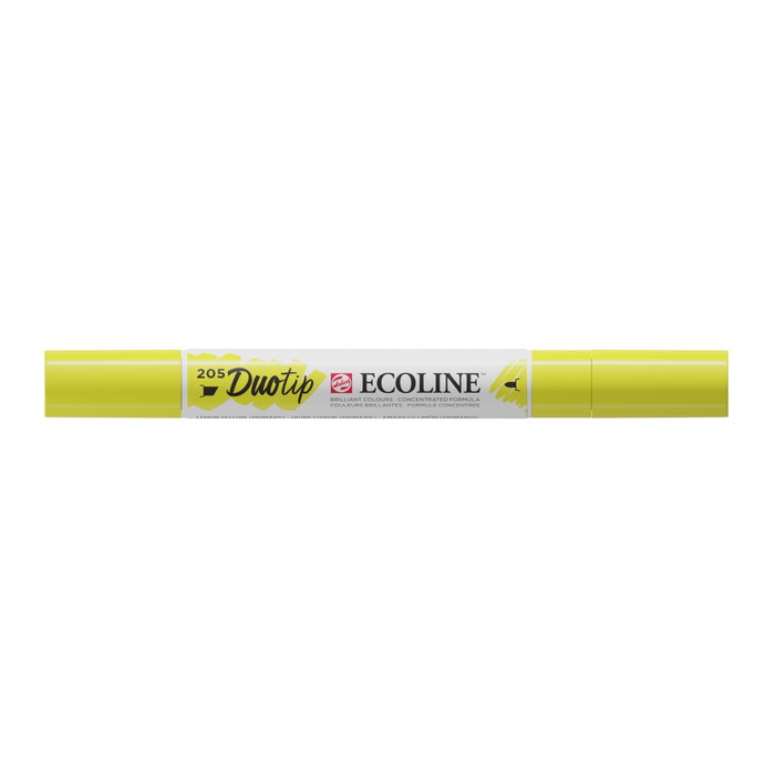 Ecoline Marcador Duotip Amarillo Limón 205 Ecoline Marcador Duotip Amarillo Limón 205