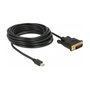 DeLOCK Cable Adaptador Mini DisplayPort 1.1 a DVI-D 24+1, 5 m