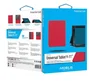 Mobilis 048016 Funda Folio para Tableta 11" (27.9 cm) Roja - Compatible con Todas las Marcas