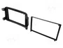 PER.PIC. Bastidor de montaje de radio Smart 2 DIN negro