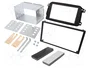 PER.PIC. Bastidor de montaje de radio Smart 2 DIN negro