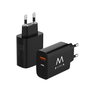 Ewent EW1319 Cargador Rápido 20W USB-C y QC3.0 Power Delivery para iPhone 15/14 y Android