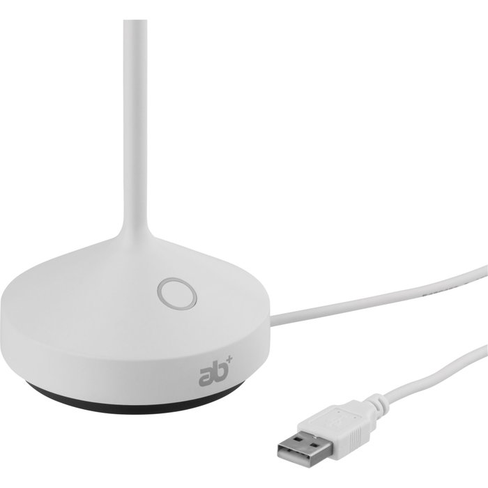 ab+ Tempo Mini Lámpara de mesa portátil blanca