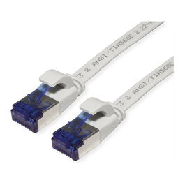 VALUE Patchkabel Cat.6A (Class EA) FTP extraplano gris 3 m