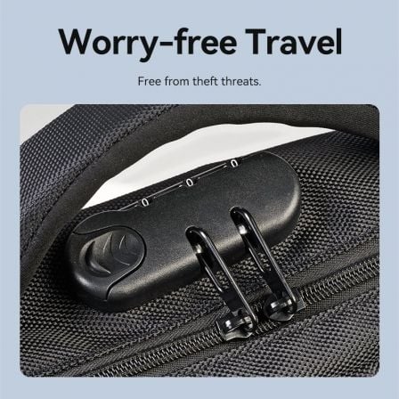 Vention Mochila KRKB0 para Portátiles hasta 17" Impermeable con Puerto USB Antirrobo Negra Vention Mochila KRKB0 para Portátiles hasta 17" Impermeable con Puerto USB Antirrobo Negra