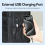 Vention Mochila KRKB0 para Portátiles hasta 17" Impermeable con Puerto USB Antirrobo Negra