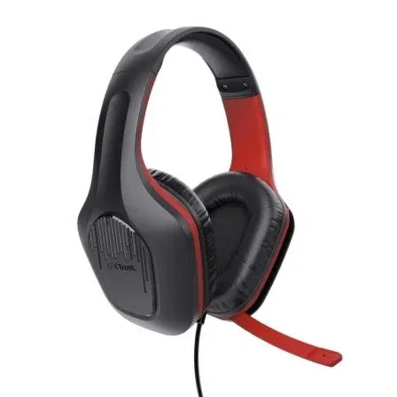 Auriculares Gaming con Micrófono Trust Gaming GXT 415 Zirox Nintendo Switch/ Jack 3.5/ Rojos